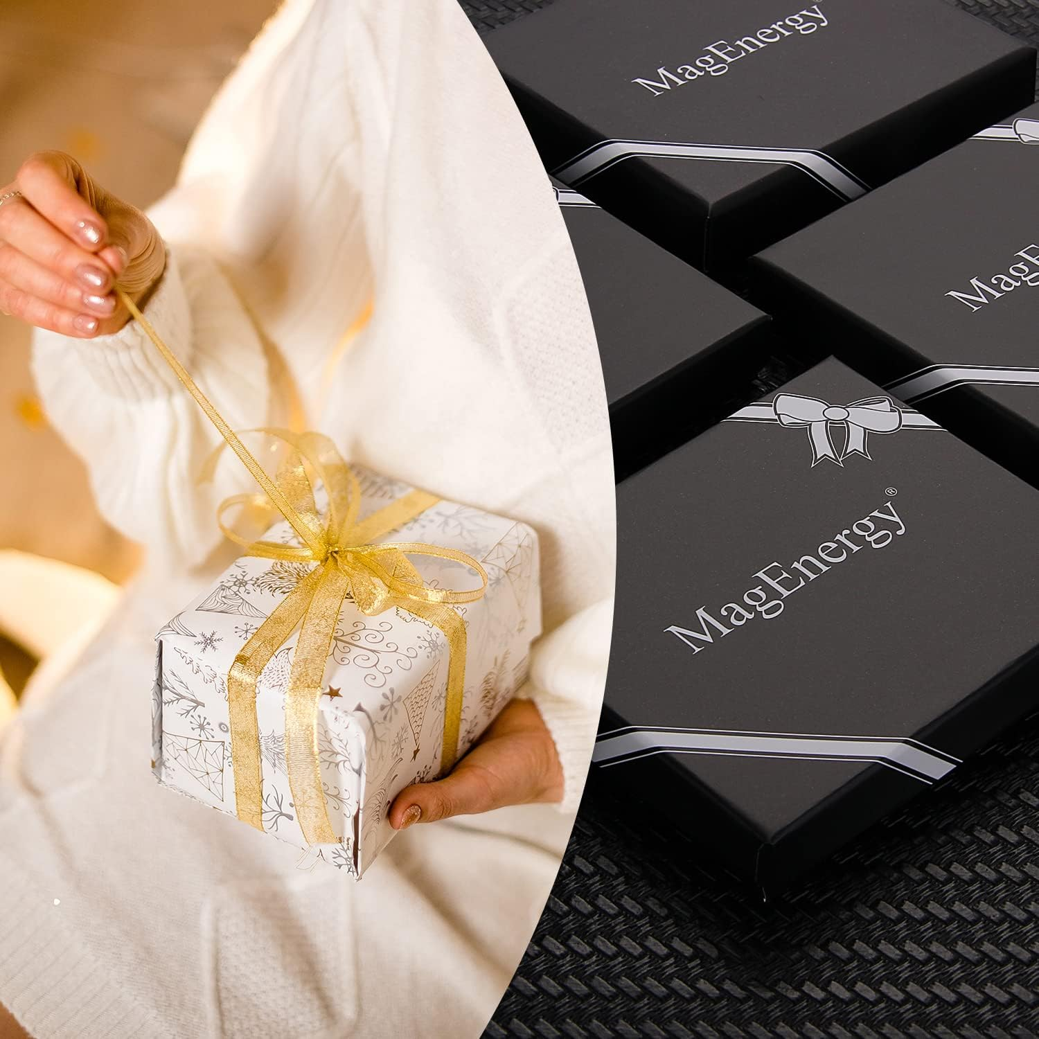 Magenergy Copper Magnetic Bracelet for Men - Adjustable Bangle for Arthritis Pain Relief - Cuff Jewellery Gift image number 2