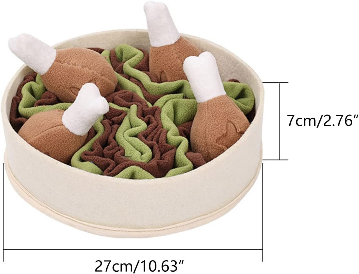 Pet Puzzlefeeder Dog Puzzle Toy Dog Chew Squeaky Toy Dog Snuffle Toy Slow Feed Dog Plush Squeaky Toy Pet Interactive Toy Dog Chew Squeaky Toy for Aggressive Chewers/808/2056 image number 4