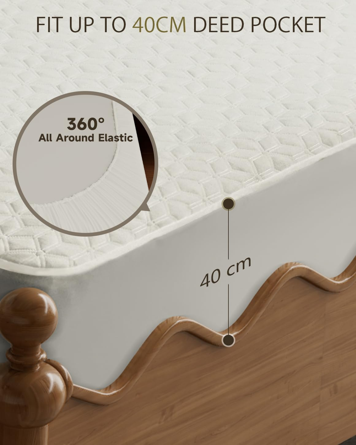 GOTCOZY Electric Blanket Double Size - Fitted Heated Underblanket Dual Control with 6 Heat Settings & 10 Hour Auto Off(193X137Cm) image number 4