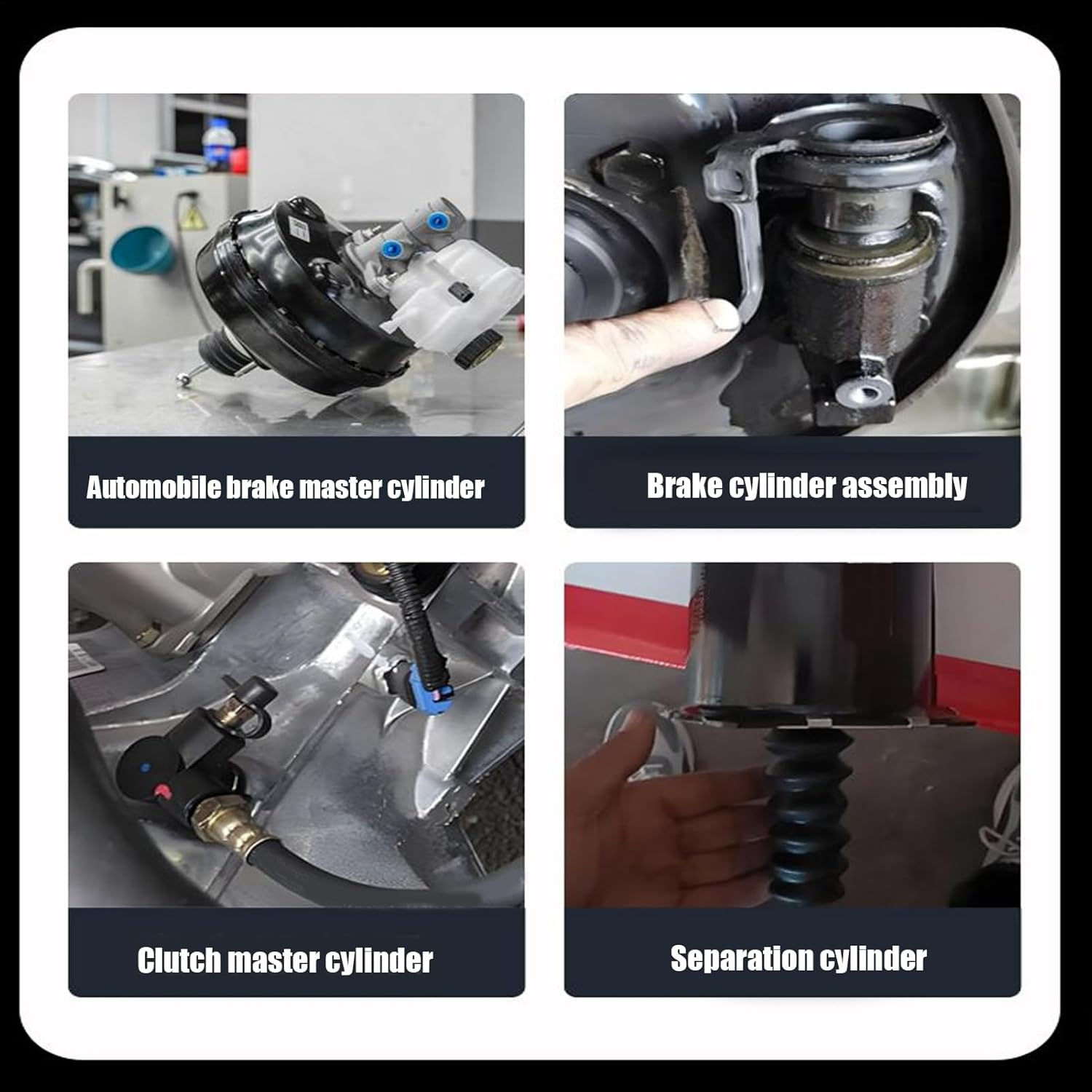 Brake Grease - Rust Squeal Eliminating Brake Lubricant - Squeal Stopper Lube Long-Lasting Moisture Proof for Installation Slot Piston Maintenance image number 1