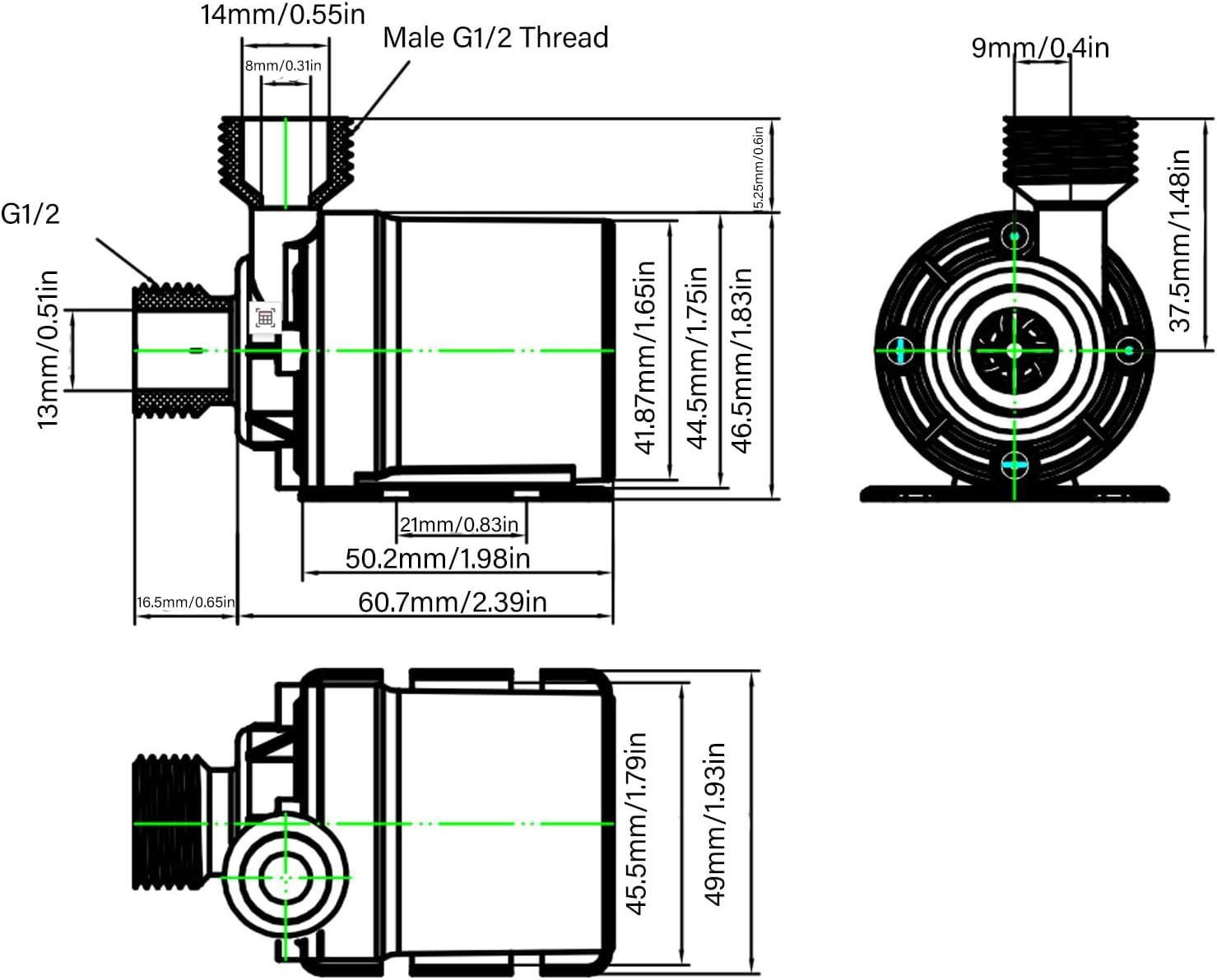 Solar Kit, Solar Water Fountain Pump with Battery Box Timing Controller, Solar Water Fountain Floating Birdbath for Bird Bath, Fish Tank, Pond, Garden image number 6