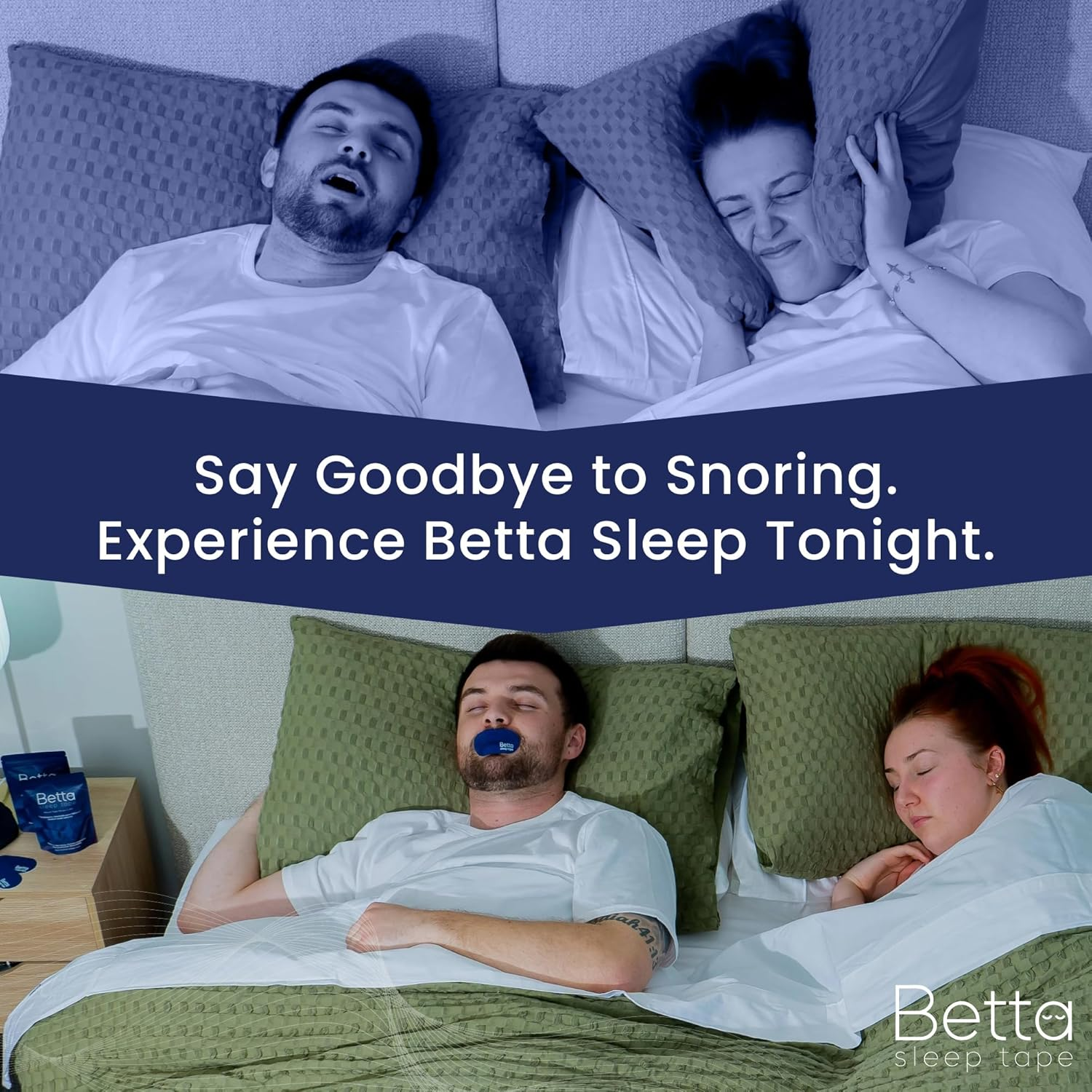 Mouth Tape for Sleeping - Hypoallergenic, Breathable, Medical-Grade Adhesive - anti Snoring Devices, Nasal Breathing Aid, CPAP Support, Improved Sleep Quality - 30 Strips (1-Month Supply) image number 1