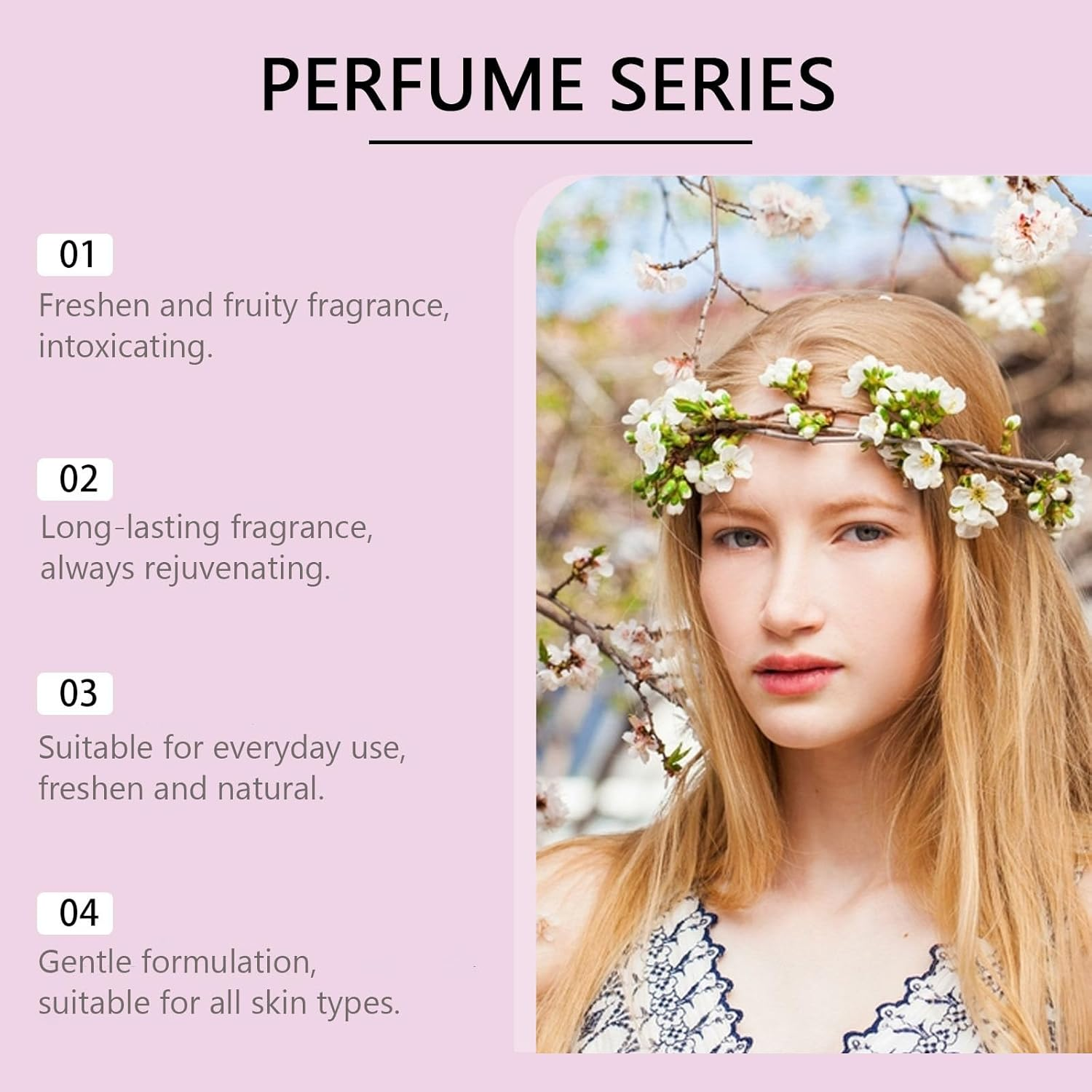 Perfume for Women, Long Lasting Freshen Women'S Perfume, Increase Attractiveness for Women, Convenient to Carry, Suitable for All Skin Types (VANILLA)