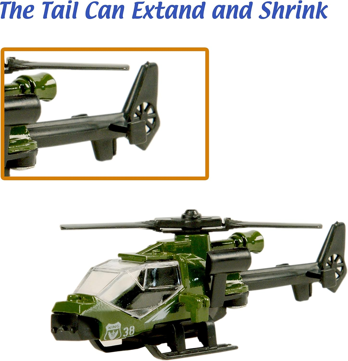 Die-Cast Military Vehicles6 Pack Assorted Alloy Metal Army Vehicle Models Car Toysmini Army Toy Tankjeeppanzeranti-Air Vehicleattack Helicopterscout Helicopter Playset for Kids Toddlers Boys image number 4