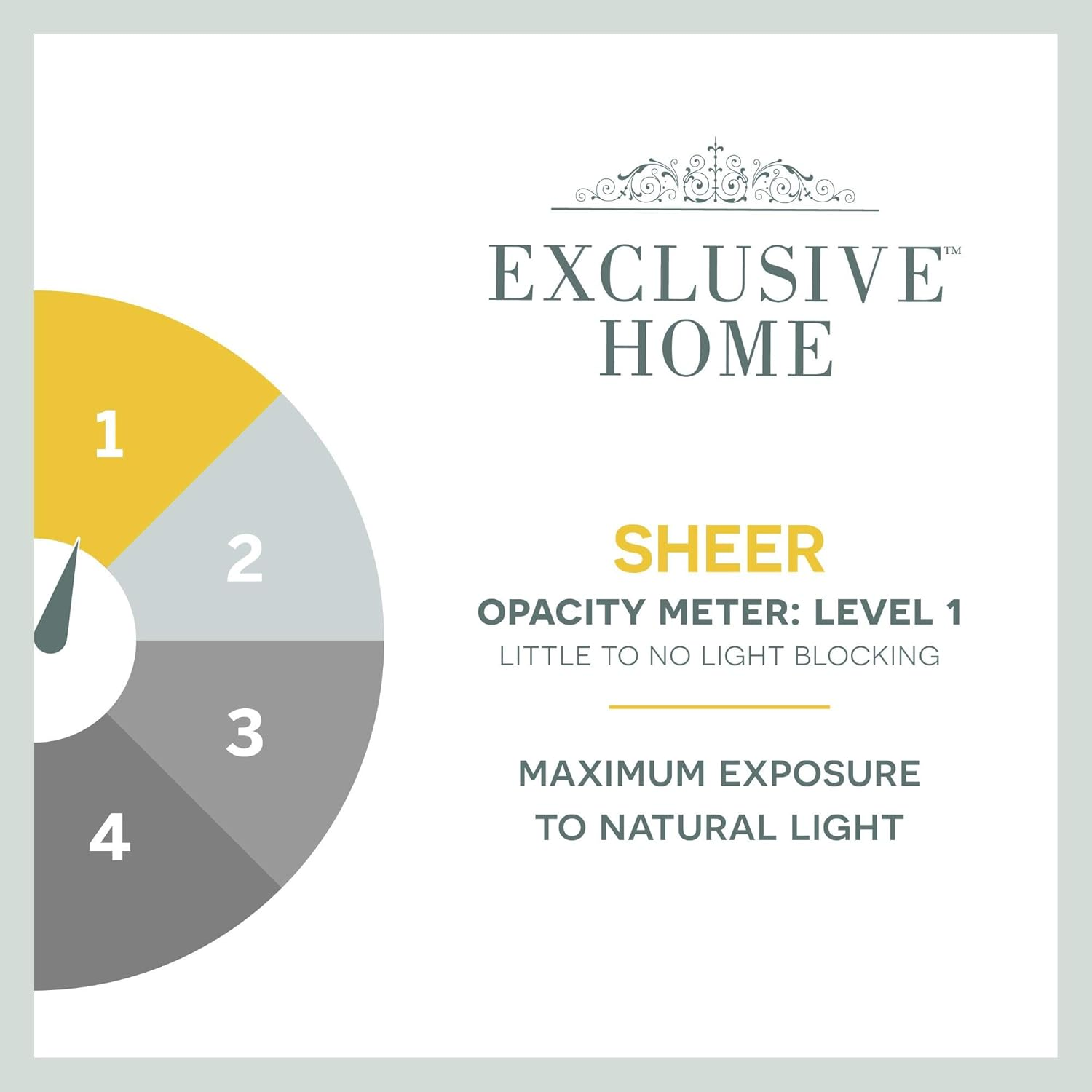 Exclusive Home Curtains Belgian Pinch Pleat Sheer Textured Linen Look Jacquard Pinch Pleat Panel Pair, 50X96, Snowflake, 2 Count image number 4