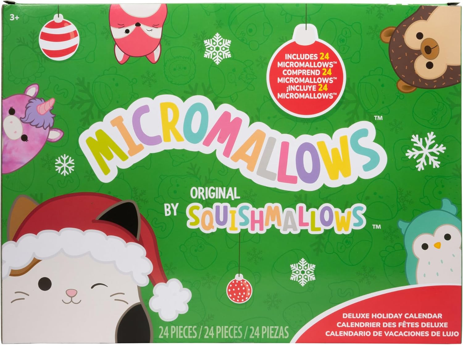 Squishmallows Original 24-Day Micromallows Holiday Advent Calendar image number 1