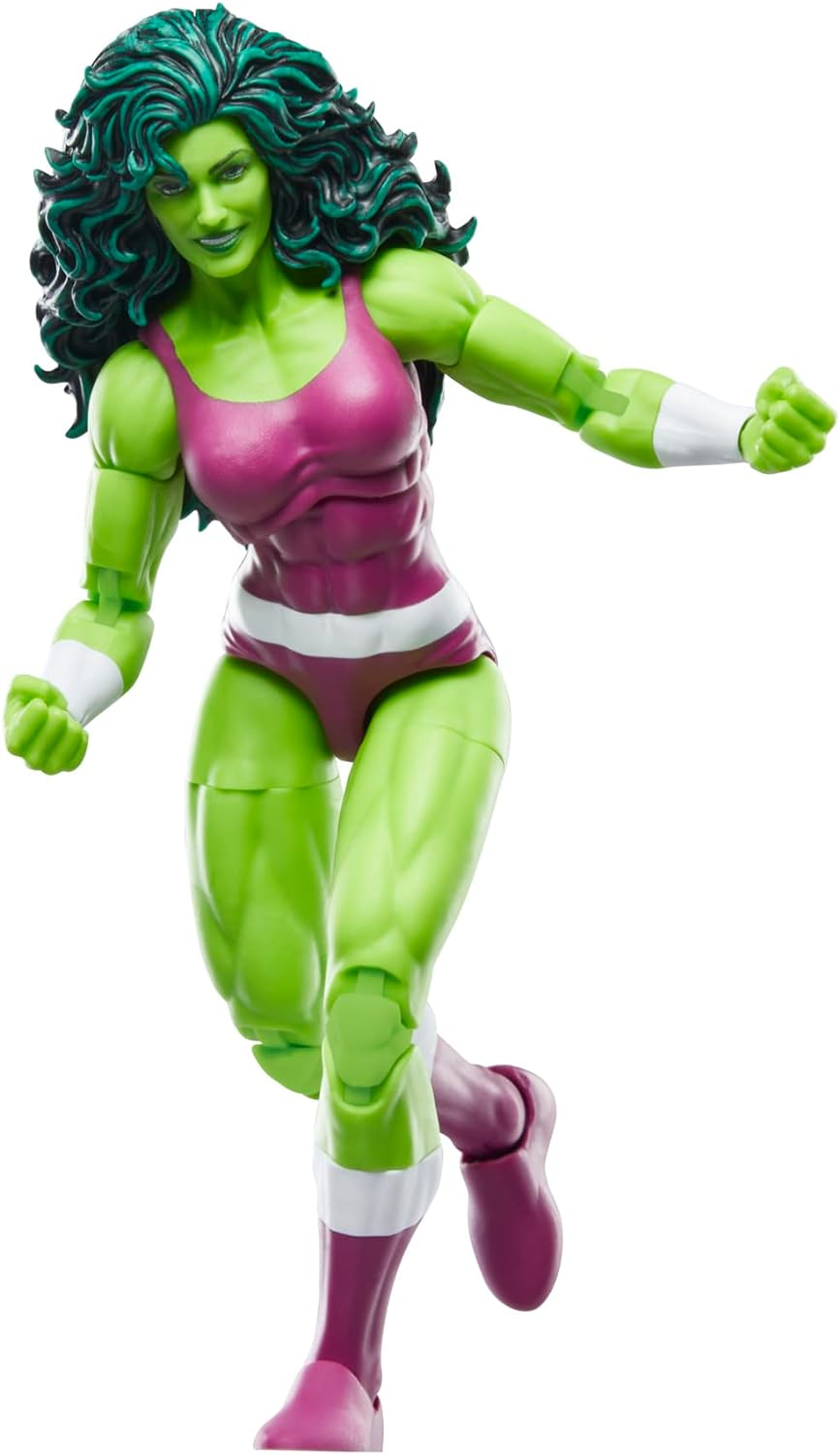 Marvel Legends Series She-Hulk, Iron Man Comics Collectible 6-Inch Action Figure, Retro-Inspired Blister Card image number 5