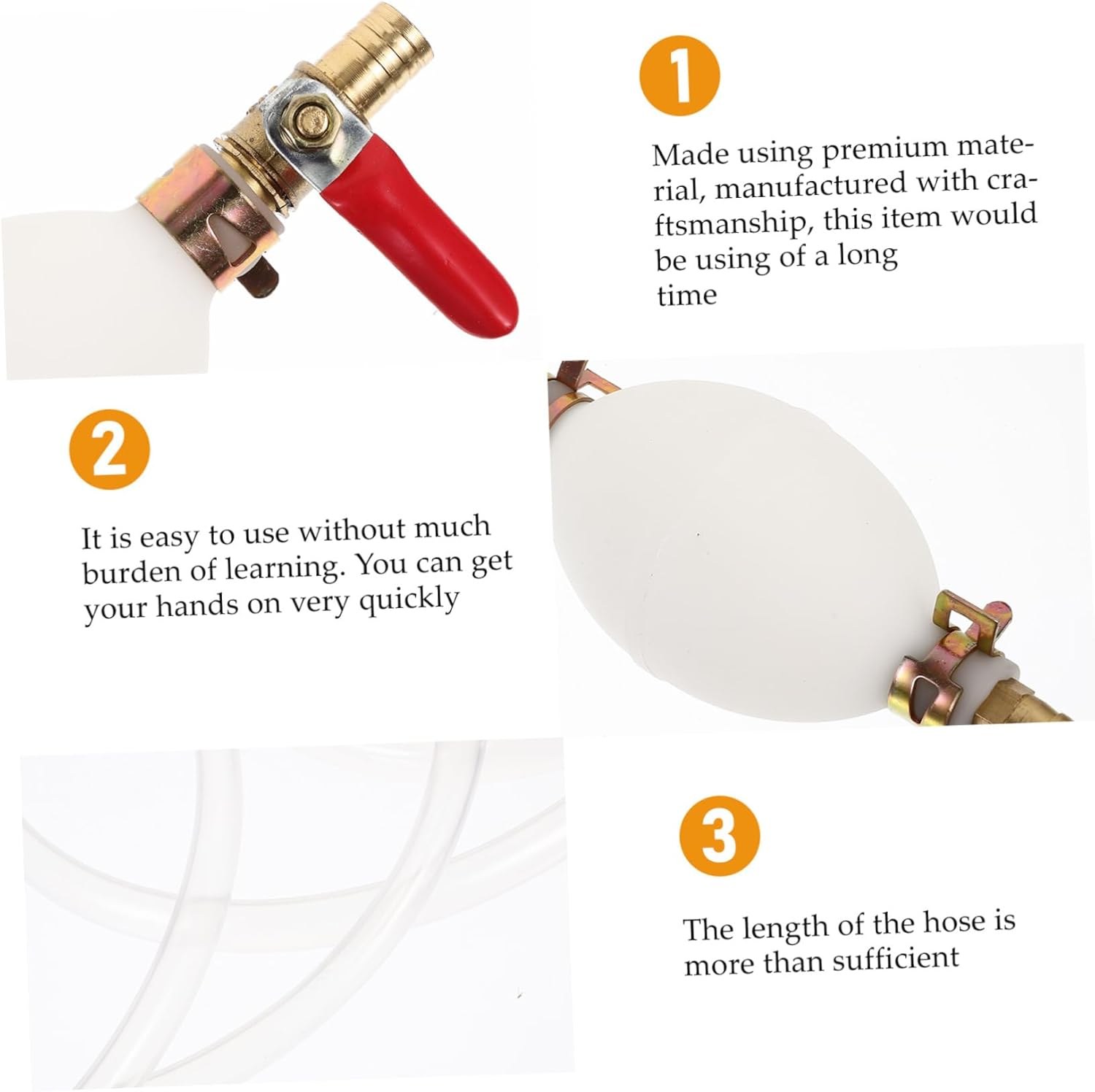 Manual Diesel Pump with Hose Portable Gasoline Conductor for Fluid Transfer Essential Tool for Truck Drivers and Workshops Durable Design for Long-Term Use image number 4