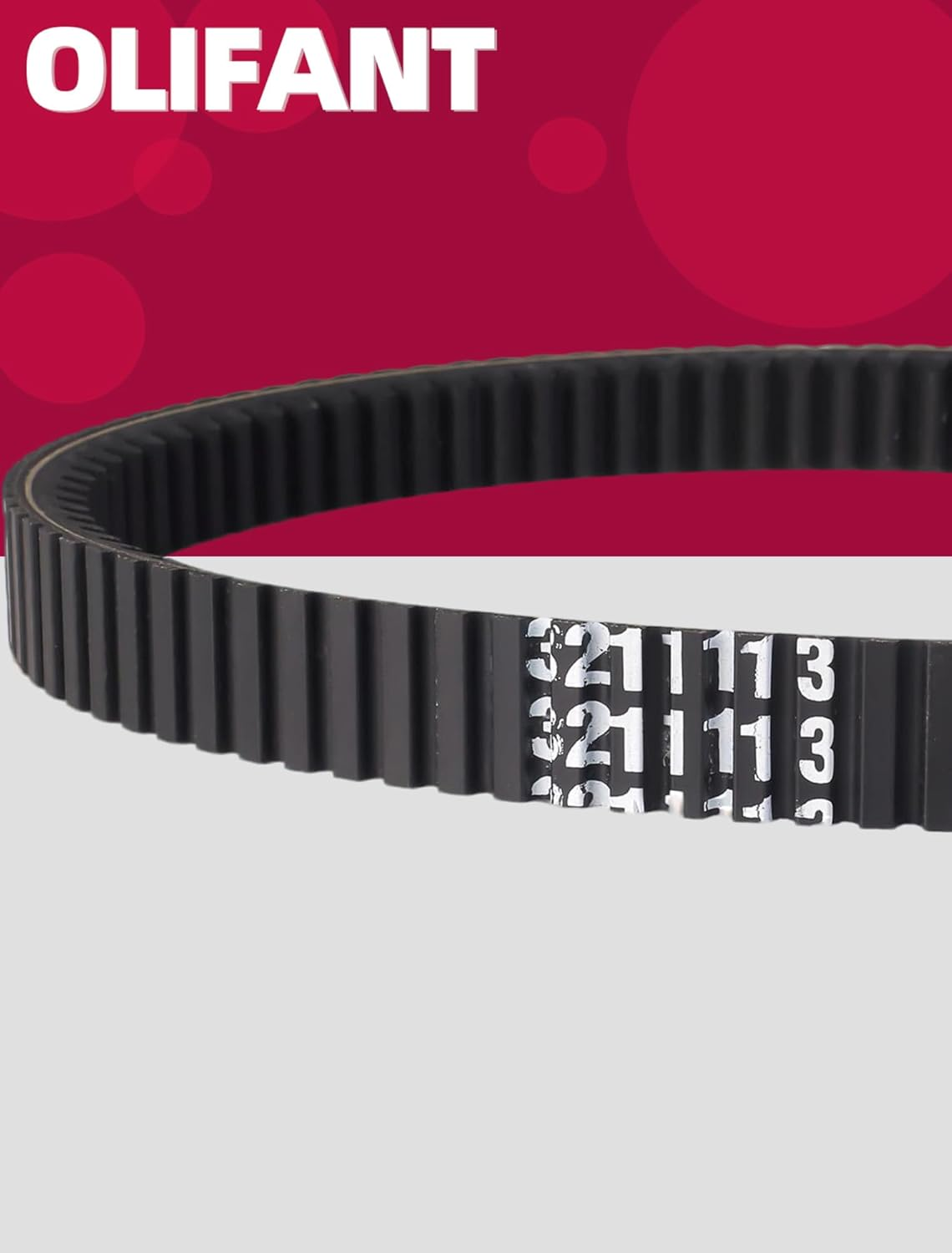 Drive Belt for Polaris Ranger Crew 500 2011-13/Ranger Crew 800 2014/RZR 800 2008-14/Sportsman 450 500 570 800/Sportsman SP 570 2015-19/Sportsman Touring 570 2014-23/3211113 19C3982 image number 2