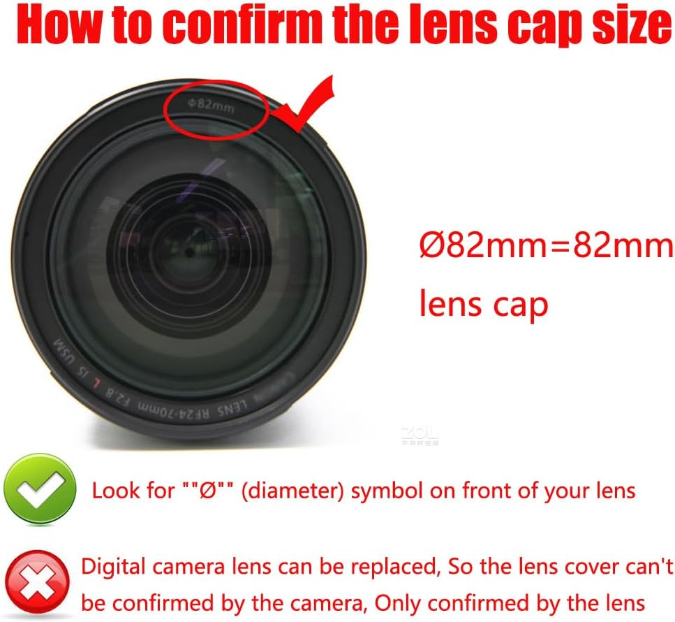 WH1916 82Mm-77Mm Step down Ring [82Mm Lens to 77Mm Filter] 2 Pack, Camera Lens Filter Adapter Ring Lens Converter Accessories image number 1