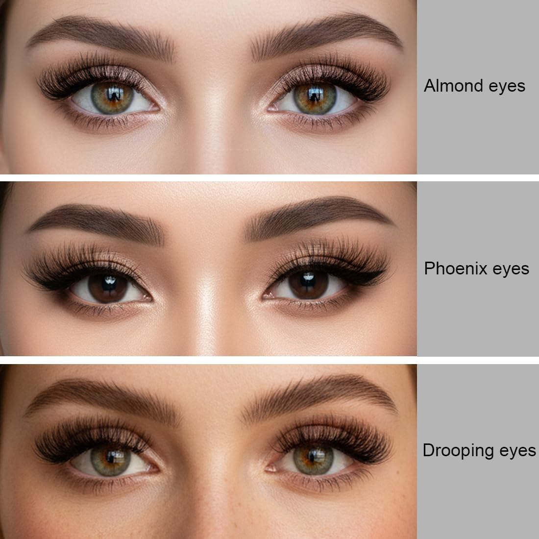 7 Pairs Lashes Wispy False Eyelashes Manga Fluffy Cat Eye Natural Extensions Lashes Strips image number 4