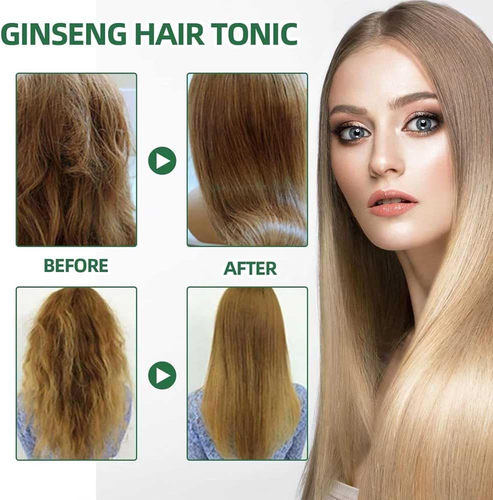 Red Ginseng Hair Growth Spray,Hair Growth Spray Natural Herbs Ginseng,Ginger Spray Serum for Women & Men (2Pcs) - 2Pcs image number 6