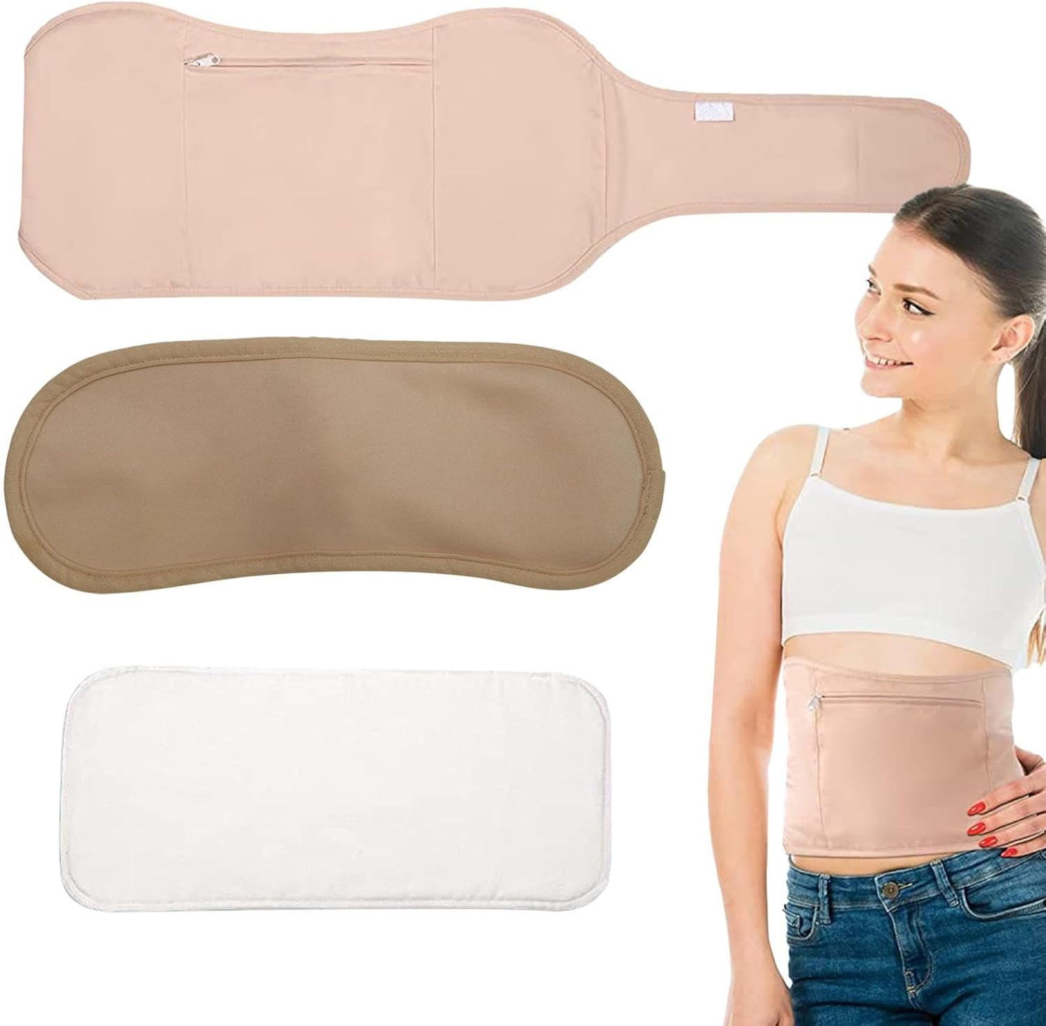 Castor Oil Pack Wrap - Oil-Proof Washable Leakproof Bag Waist Patch Castor Oil Patches - Body Care Multifunctional Neck Patch for Neck Women Men Homes Bedrooms Puchen image number 4