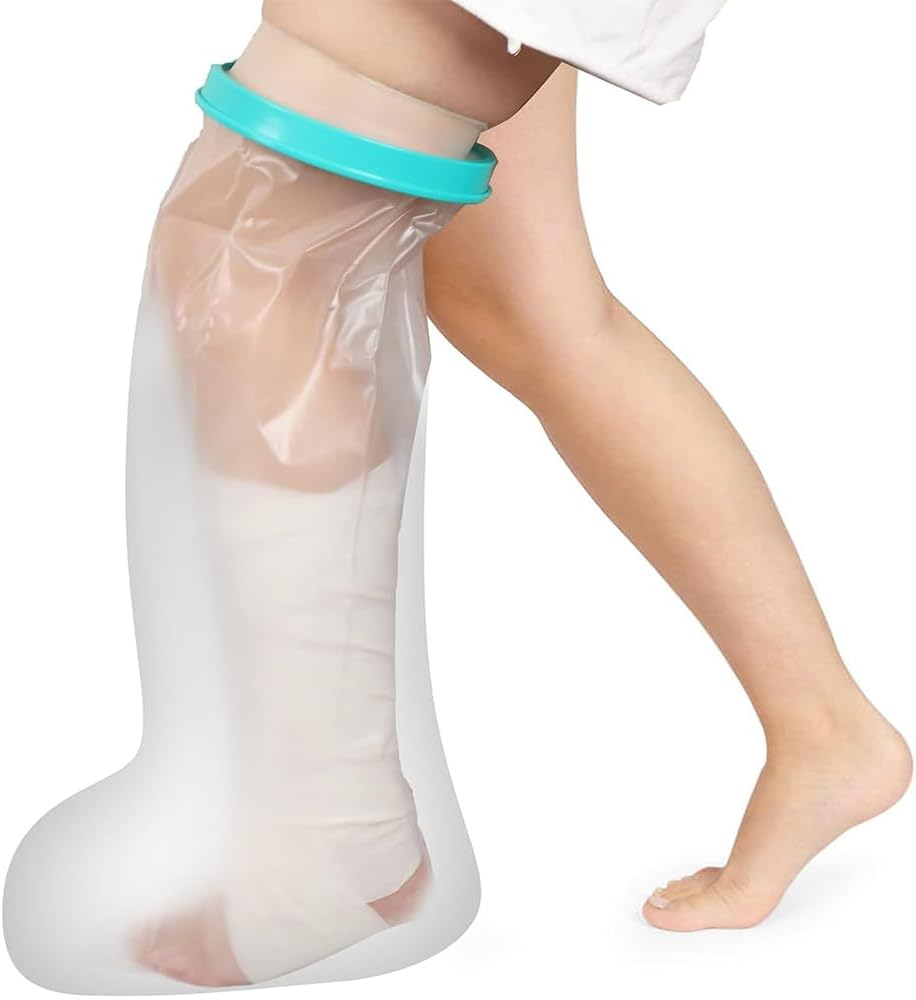 Cast Covers for Shower Leg, Waterproof Long Leg Cast Protector for Adult, Reusable Shower Leg Protector, Dressing and Bandage Protector for Shower Ankle Foot Leg after Surgery image number 2