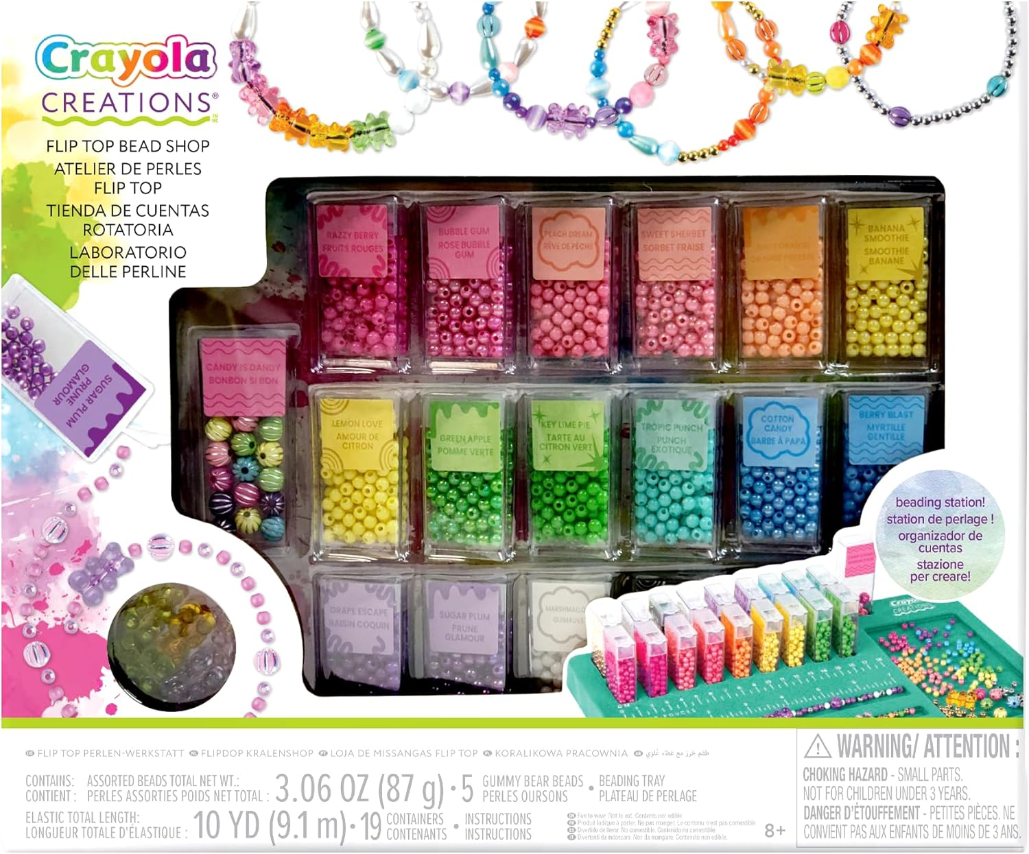 Crayola Creations Flip Top Bead Shop Craft Kit image number 1