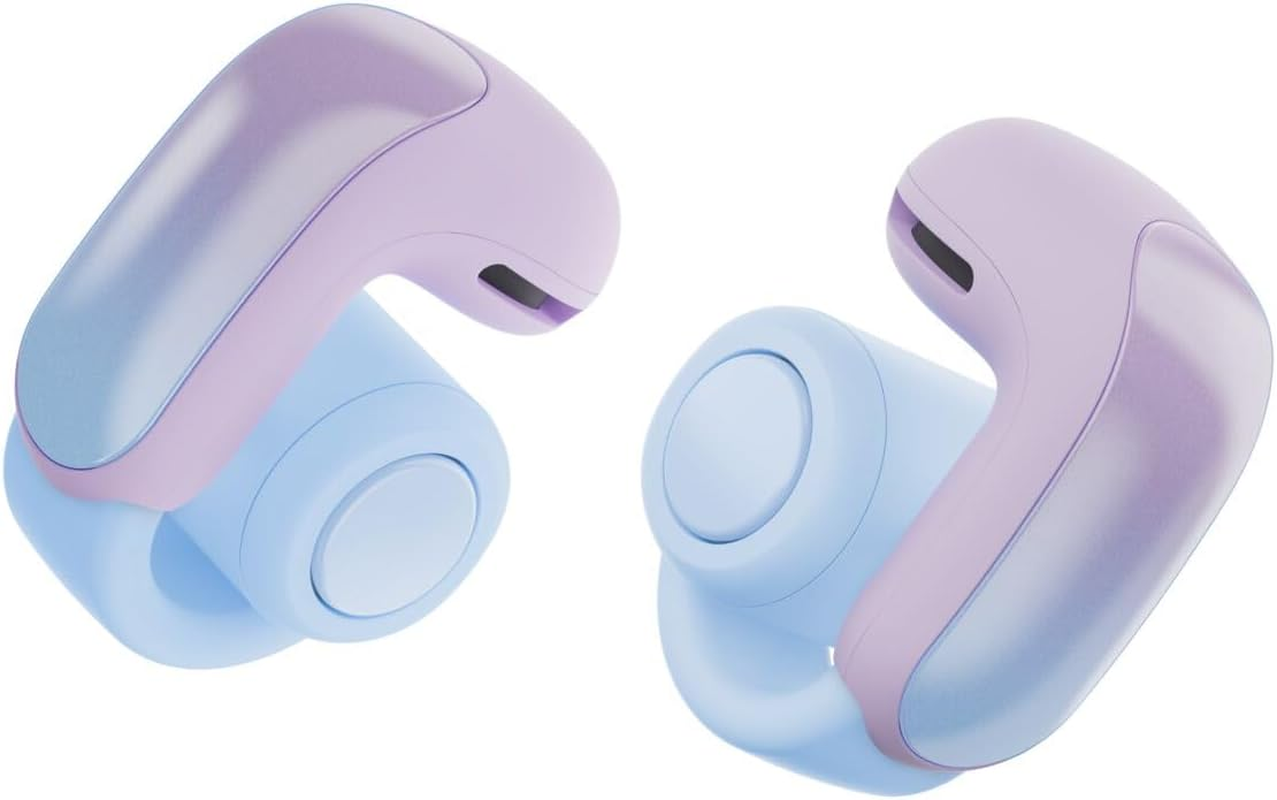Bose Ultra Open Bluetooth Earbuds with Openaudio Technology, Open Ear Wireless Earbuds, up to 48 Hours of Battery Life, Chilled Lilac - Limited Edition Colour