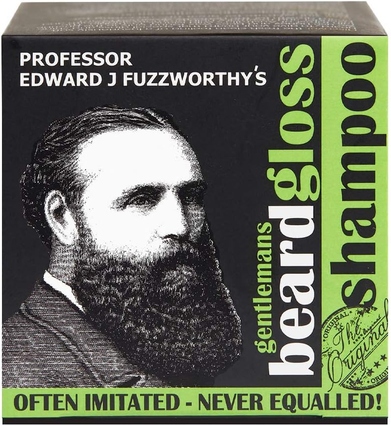 Professor Fuzzworthy'S Apple Tonic Beard SHAMPOO Bar - Light Refreshing Scent - 100% Natural Premium Ingredients | Promotes Healthy Beard Growth - 120G