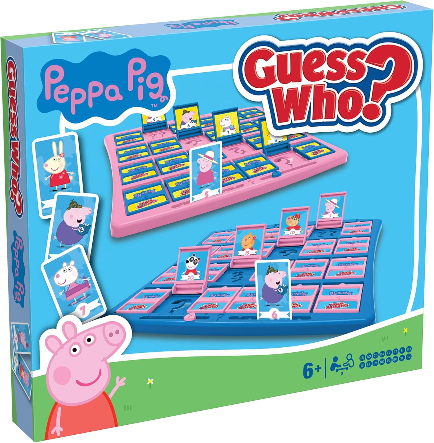 Winning Moves Guess Who? Peppa Pig Edition - Guessing Board Game about Your Favourite Characters from Peppa Pig - 2 Players Aged 6+ image number 6