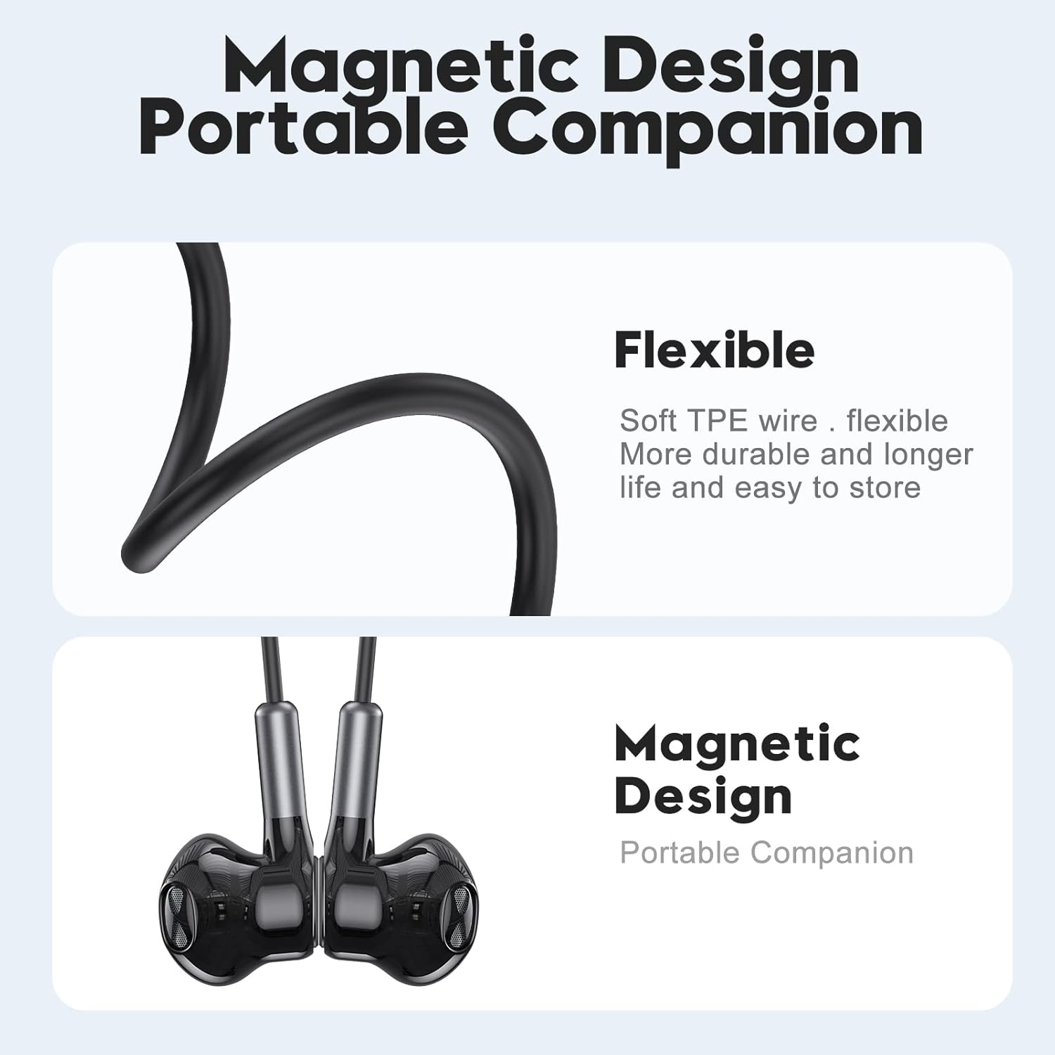 Headphones Wired, In-Ear Wired Earphones Earbuds, Half in Ear Headphones 3.5Mm Jack, Wired Headphones with Microphone and Volume Control for Iphone, Samsung, Android, Ipad,Mp3,Most 3.5Mm Audio Devices - Black image number 3