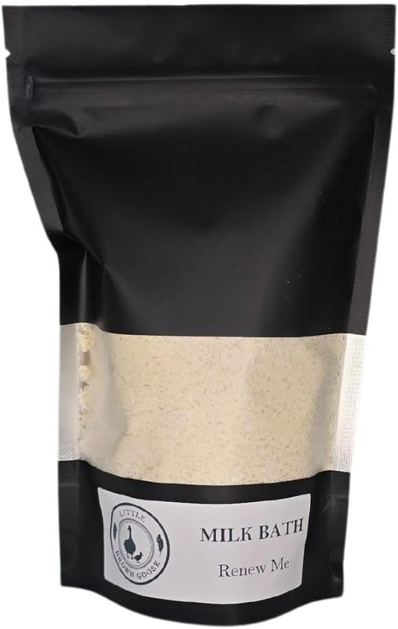 Little Brown Goose Egyptian Musk Milk Bath 450G Real Butter Milk That Foams and Bubbles with Magnesium Rich Epsom Salts to Soothe and Relieve Aching Muscles, Natural image number 2