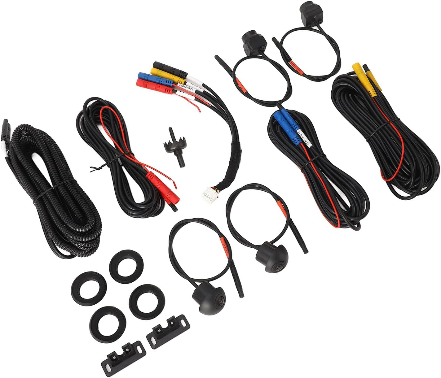 Generic 360 Car Camera 7 with Night Vision for Android Auto Radio, Panoramic Surround View (1080P) image number 3