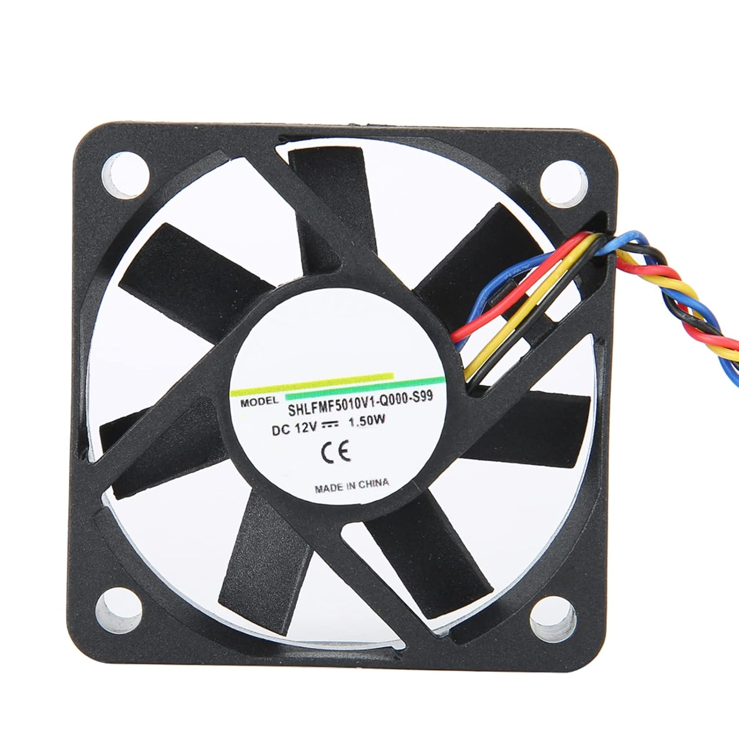 High Speed 12V PC Cooling Fan 50Mm 3800RPM 4PIN Heat Sink Fan for Injection Molding Cooling System image number 4