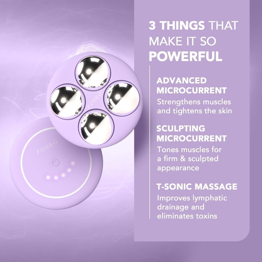 FOREO BEAR 2 Body Advanced Microcurrent Body Sculpting Machine - Cellulite Massager & Lymphatic Drainage - Firm & Contour - Body Massager - Increases Absorption of Skin Care Products - Lavender image number 5