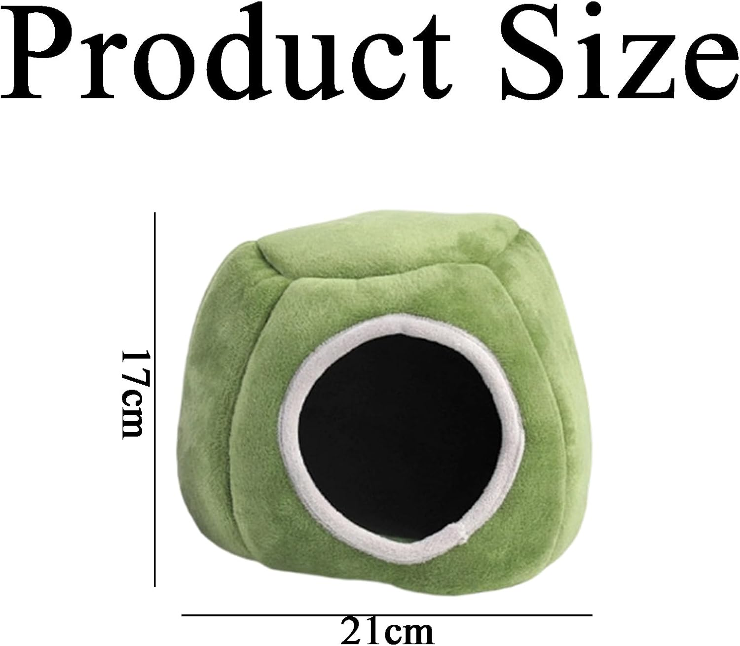 Guinea Pig Hideout, Tree Stump Design Pet Tent, Cosy Guinea Pig Bed for Small Animals, Semi-Closed Accessories, Warm Pet Cave for Rabbits Hamsters Chinchillas