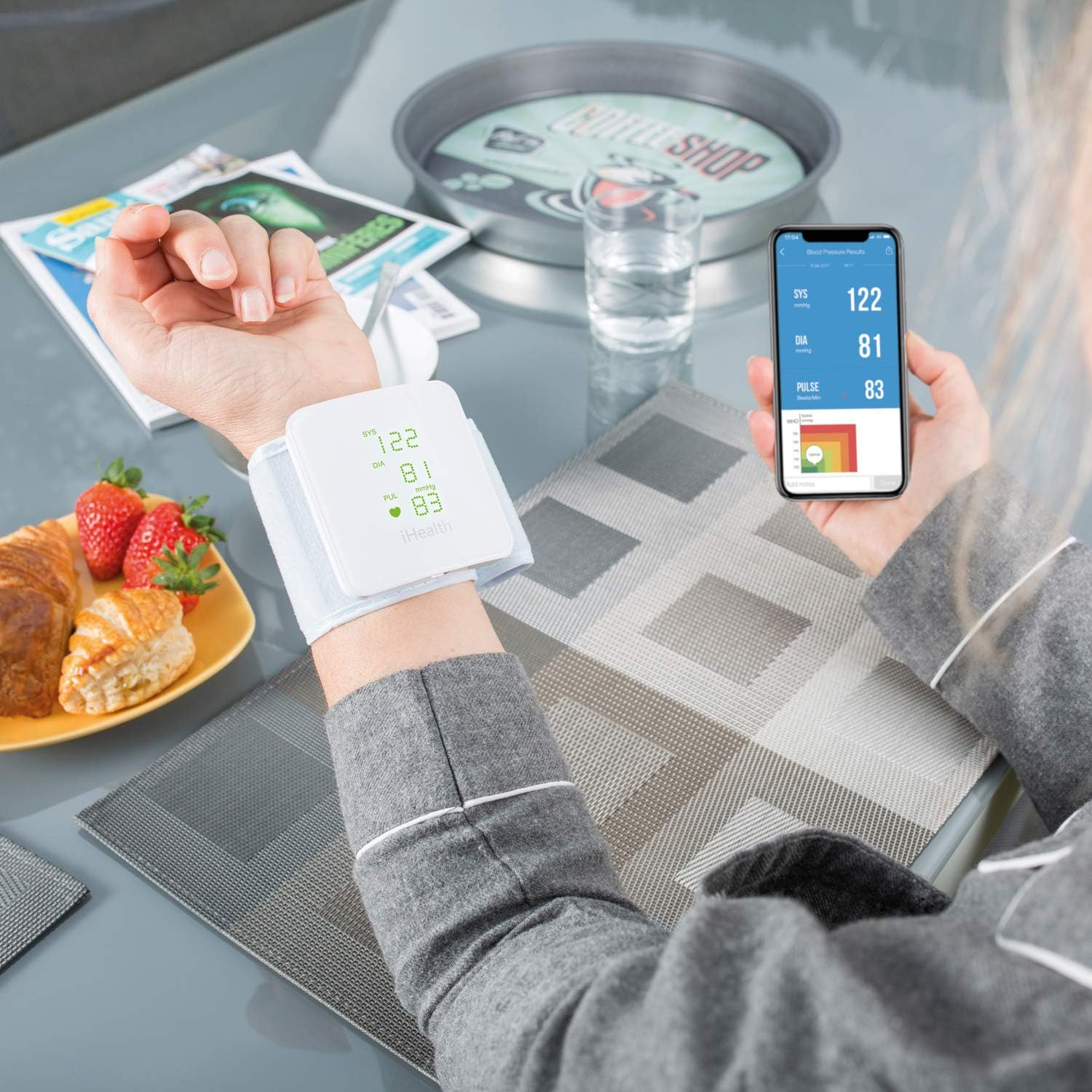 Ihealth View Wireless Blood Pressure Wrist Monitor image number 3