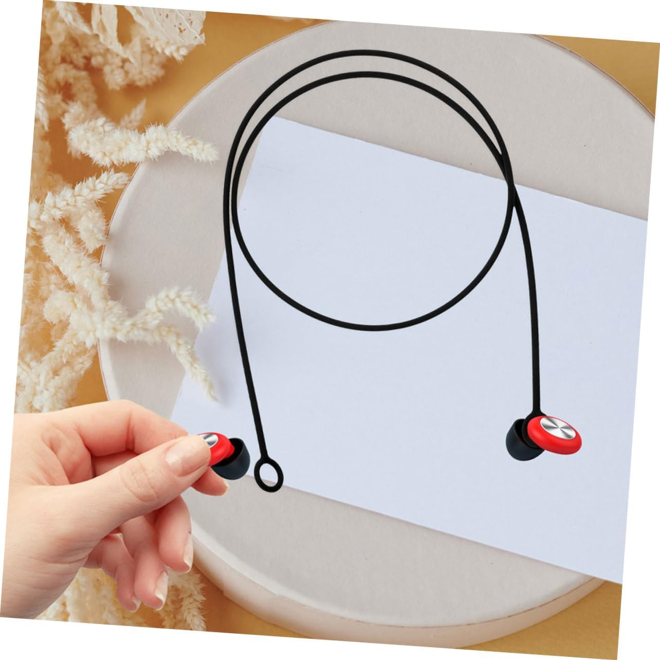 DOITOOL Earbud Lanyard Silicone Replacement Strap for Earphones Removable and Flexible for Outdoor Activities and Portable Use image number 3