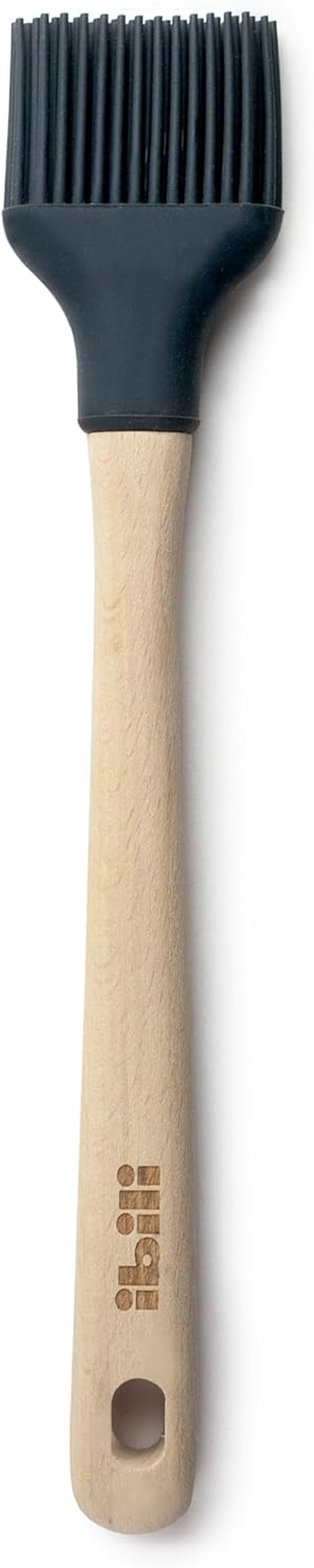 IBILI - Silicone Brush with Beech Wood Handle, 30 Cm