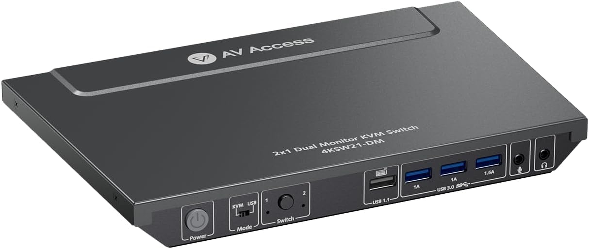 Docking Station (With KVM Switch) for Laptop & Desktop | 100W Charging, 4K@60Hz Dual Monitor HDMI, EDID Support, Fast Switcher for 2 Computers, 1G Ethernet, 3Xusb 3.0, USB-C, SD, 3.5Mm AUX Audio