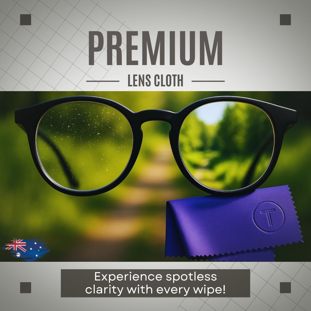 TOVO Prime Microfiber Lens Cleaning Cloths | Glasses, Eyeglass & Camera Lens Cleaner | Screen Cleaning Cloth for Smartphones, Tablets, Laptops, LCD Tvs & VR/AR Headsets | Pack of 6 image number 4