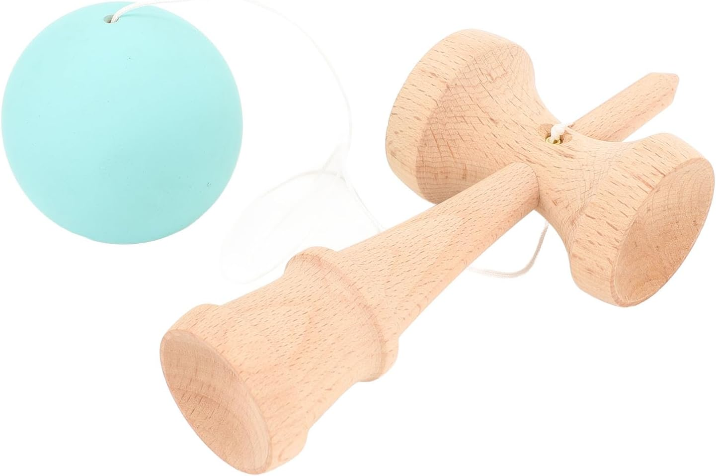 Kendama, Funny Wood Portable Wooden Kendama Lightweight for Indoor - Purple image number 3