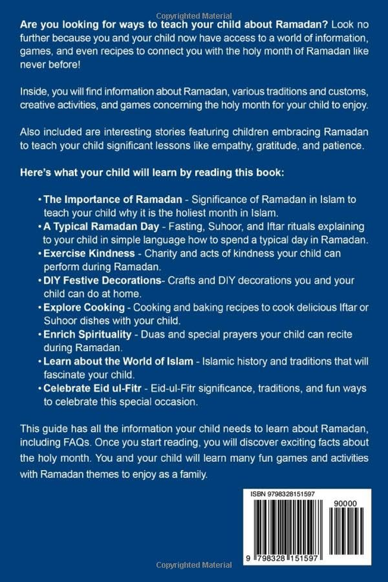 Ramadan for Kids: Embracing the Blessed Month with Engaging Adventures and Inspiring Lessons for Children to Discover