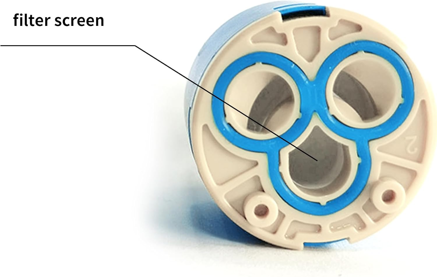 Ceramic Cartridge 35 Mm (Pack of 2) - Replacement Part for Single Lever Kitchen Tap, Washbasin Tap, Shower Mixer Tap image number 1