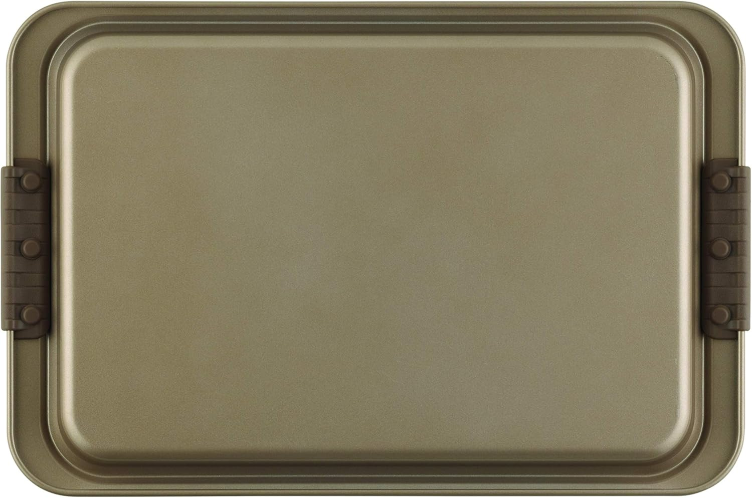 Anolon Advanced Bronze Nonstick Bakeware 10-Inch X 15-Inch Cookie Pan with Silicone Grips