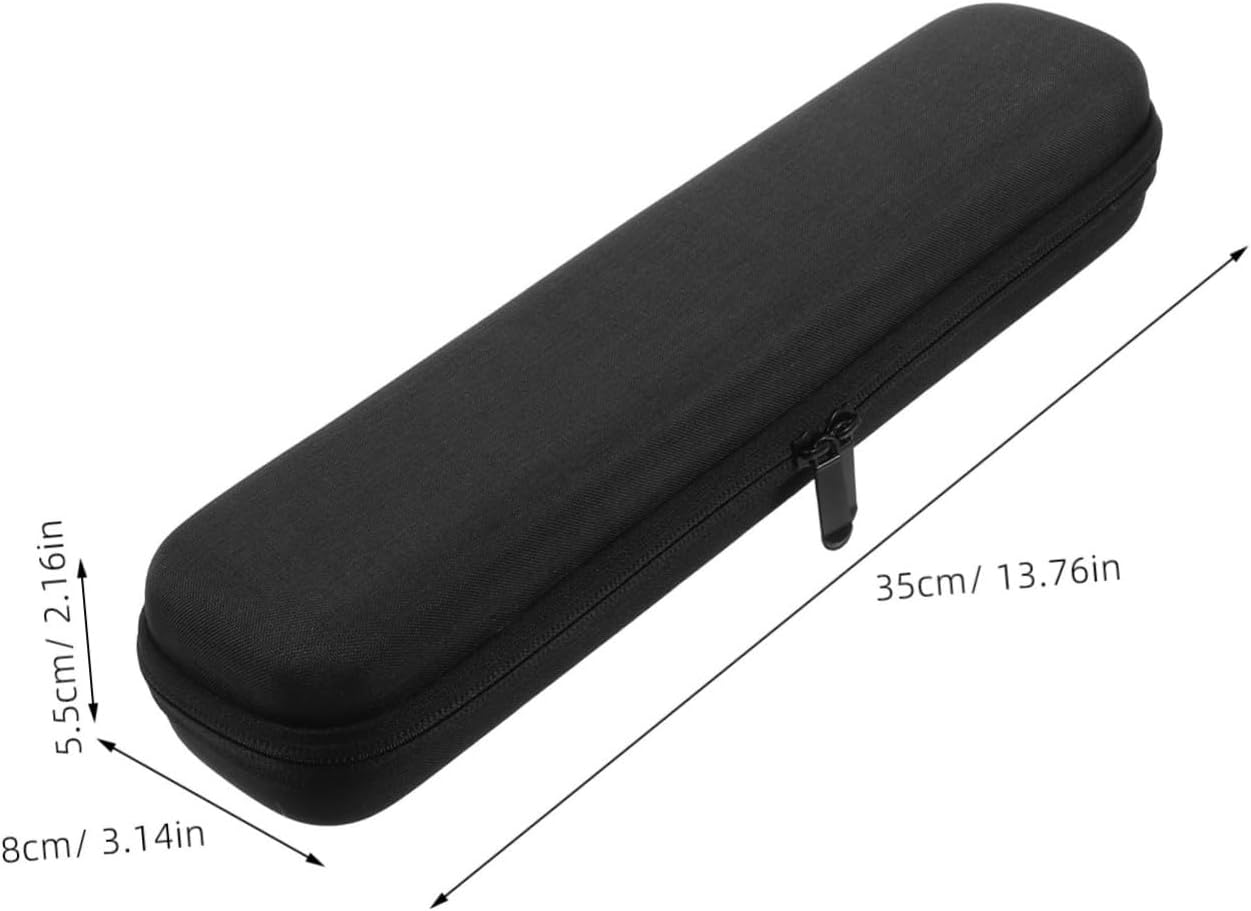 FRCOLOR Hair Straightener Case Eva Travel Holder Waterproof Stylish Storage Bag for Curling Iron Heat Resistant - Black image number 4