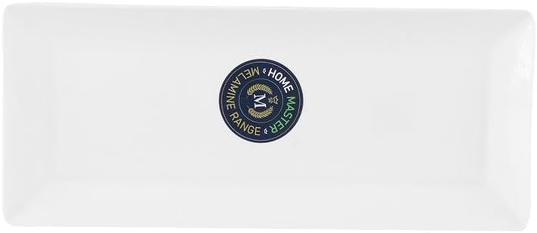 LEDON Melamine Platter Tray Rectangular 35Cm X 15Cm X 1.5Cm - White Durable & Lightweight Appetizer Dish for Parties, Bbqs, and Entertaining image number 1