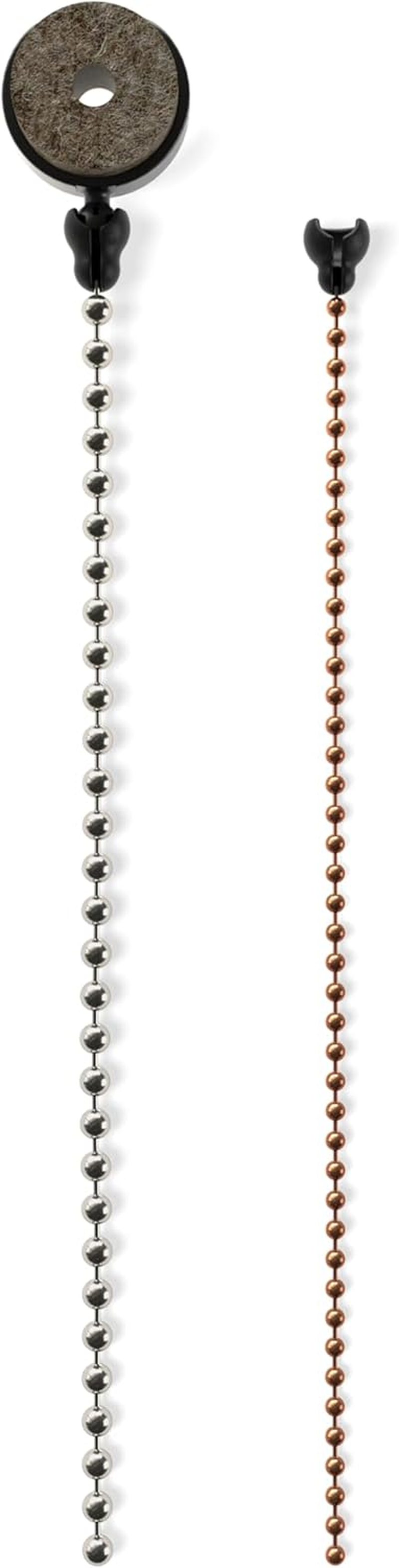 Evans Cymbal Pack - Sizzler Two Chain Pack - Includes Sizzler Cymbal, Felt Washer, Large Sound Sizzle Chain, Small Soft Sizzle Chain - Cymbal Sound without Holes or Rivets image number 5