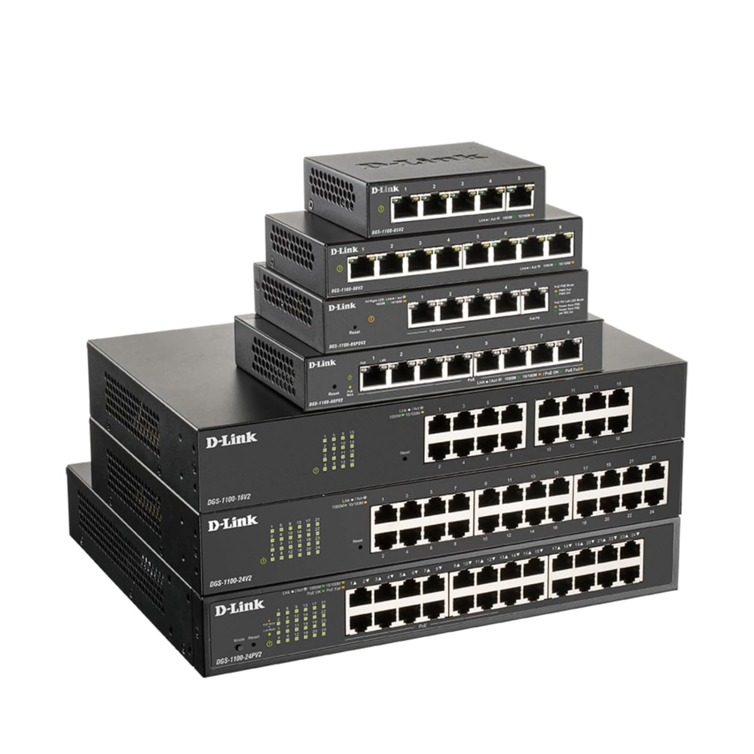D-Link Smart Managed Poe Switch Enhanced Security, and Energy-Efficient Performance (8-Port Poe Smart Switch) image number 3