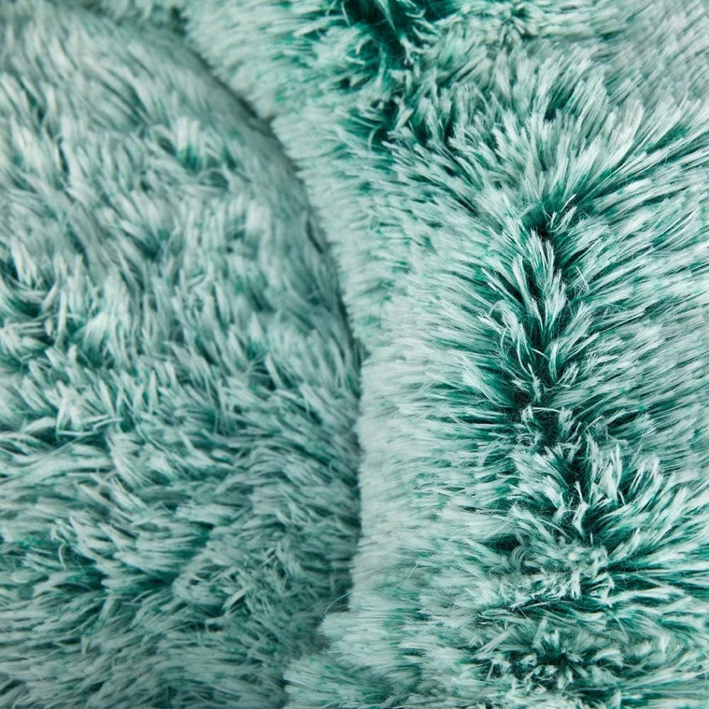 Pawz Replaceable Cover for Dog Calming Bed Nest Mat Soft Plush Kennel Teal XXL image number 3