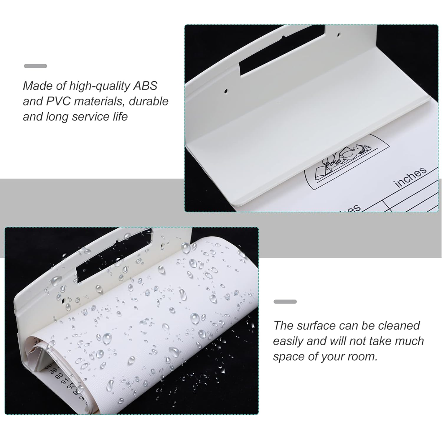 Balacoo Baby Height Measuring Mat: Safe Soft Infantometer Height Ruler for Newborns, Toddlers & Infants - Washable Baby Growth Chart for Home Use & Visits image number 6