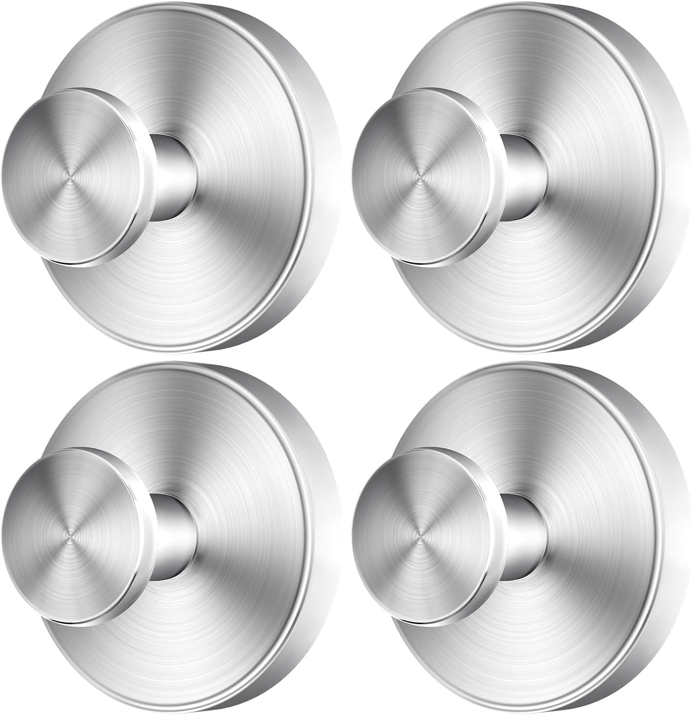 4Pcs Strong Suction Cup Hooks for Shower, No Drill Towel Hooks for Bathrooms, Bathroom Hooks, Suction Hooks,Towel Holder for Bathroom Wall, Kitchen, Glass, Mirror (Gold, 4 Pcs)