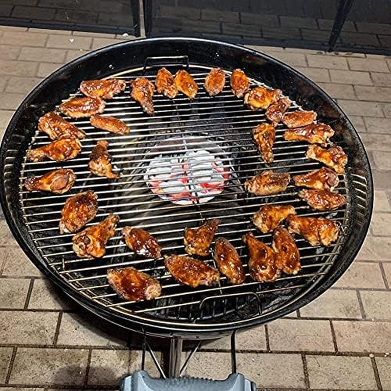 Mydracas BBQ Whirlpool for Weber 22 Kettle Grill Accessories, Stainless Steel Whirlpool Charcoal Grill Accessories Fit Weber Kettle WSM Smoker,L&Xl Big Green Egg Grills,Kamado Joe Big Joe image number 5