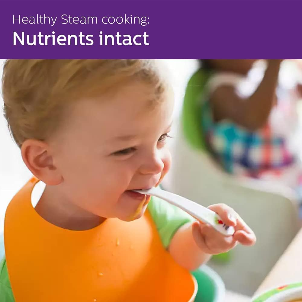 Philips Avent 2-In-1 Steamer and Blender - Steam and Blend Baby Food (Model SCF870/21) image number 2