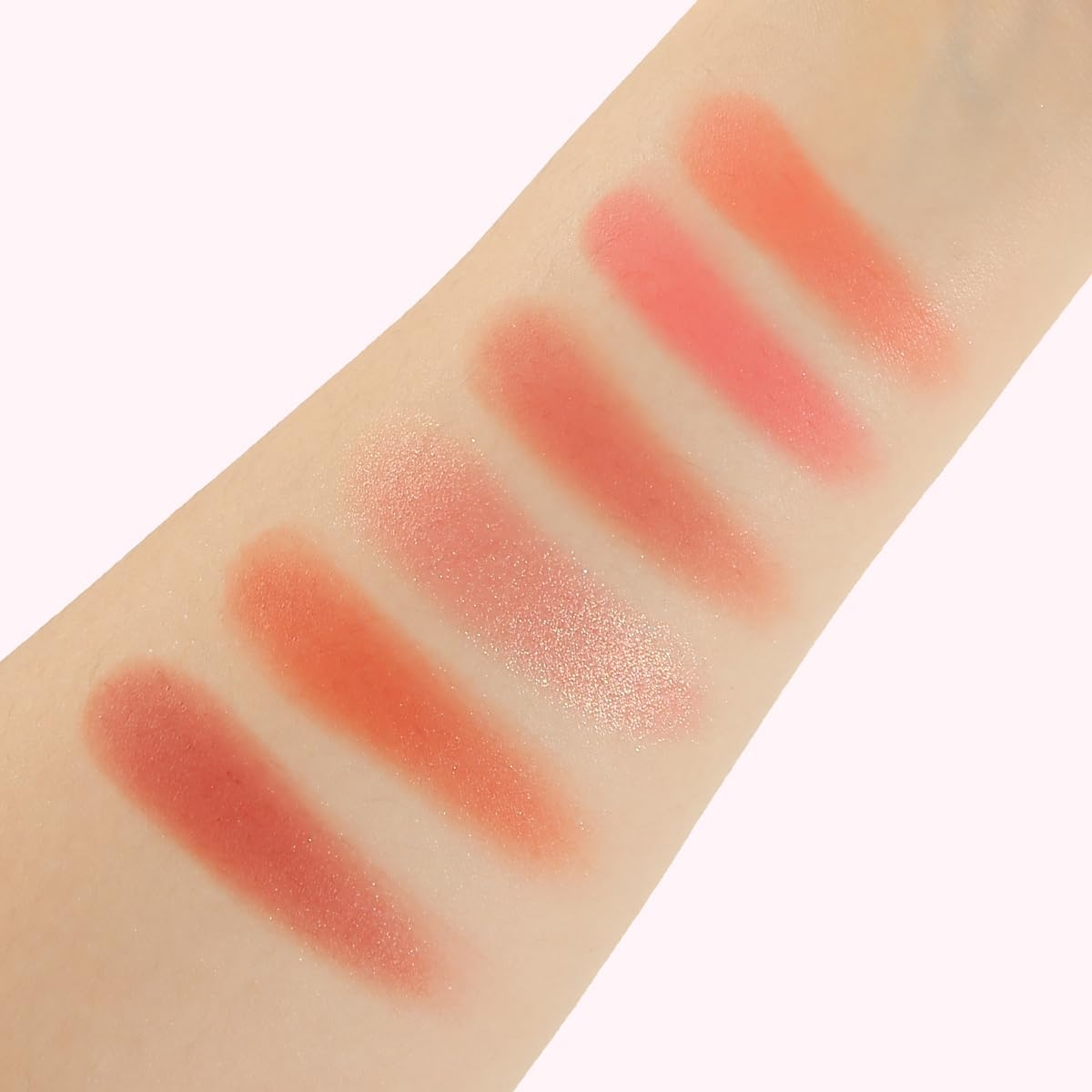 PHOERA Cream to Powder Canned Blush Mud &ndash; Lightweight Longwear Cheek Blush with Puff & Mirror &ndash; Matte & Shimmer Finish &ndash; 6 Buildable Shades for Natural Radiant Glow (03 Aloha, One Size) image number 6