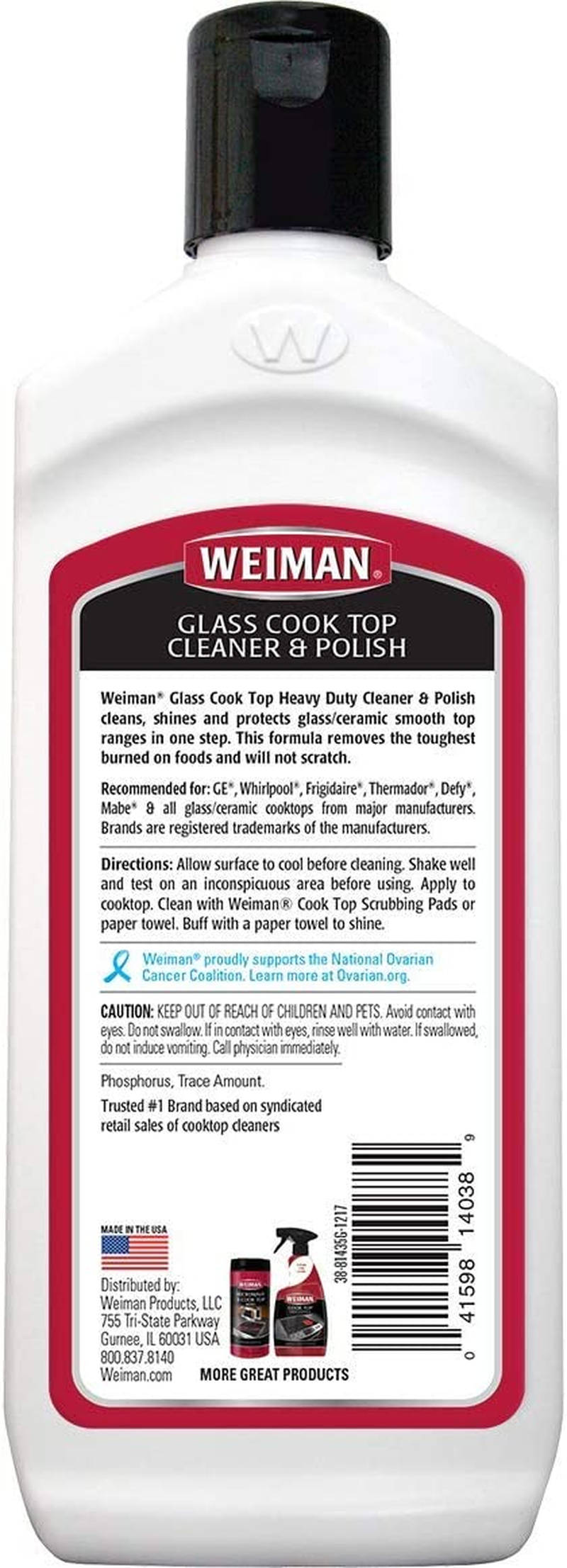 Weiman Glass Cook Top Heavy Duty Cleaner & Polish, 10 Oz image number 5