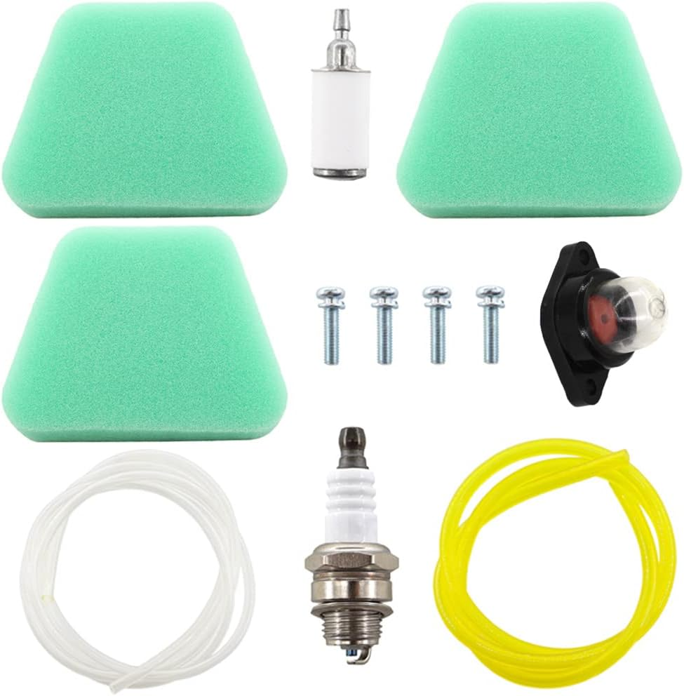 HURI Replacement for Mcculloch 2000 3200 3500 3516 Chainsaw Air Filter Gas Line Primer Bulb Spark Plug AU Shipping