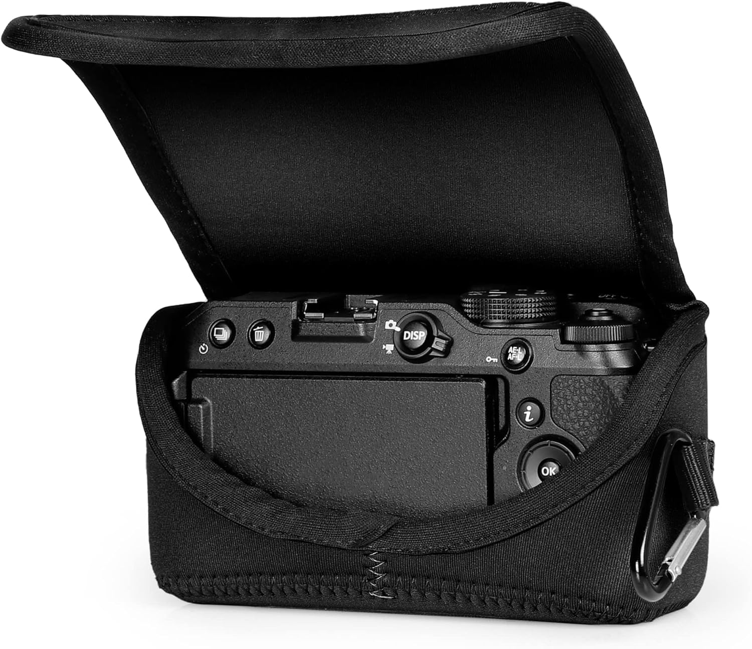 Megagear Ultra Light Neoprene Camera Case Compatible with Nikon Z30 - Black image number 3